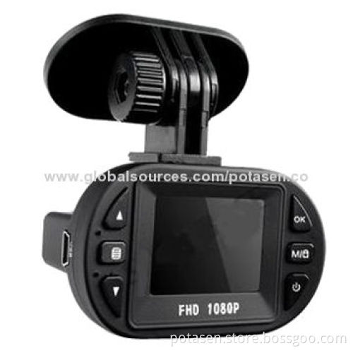 Compact size HD in-car DVR recorder, 140 degree view angle